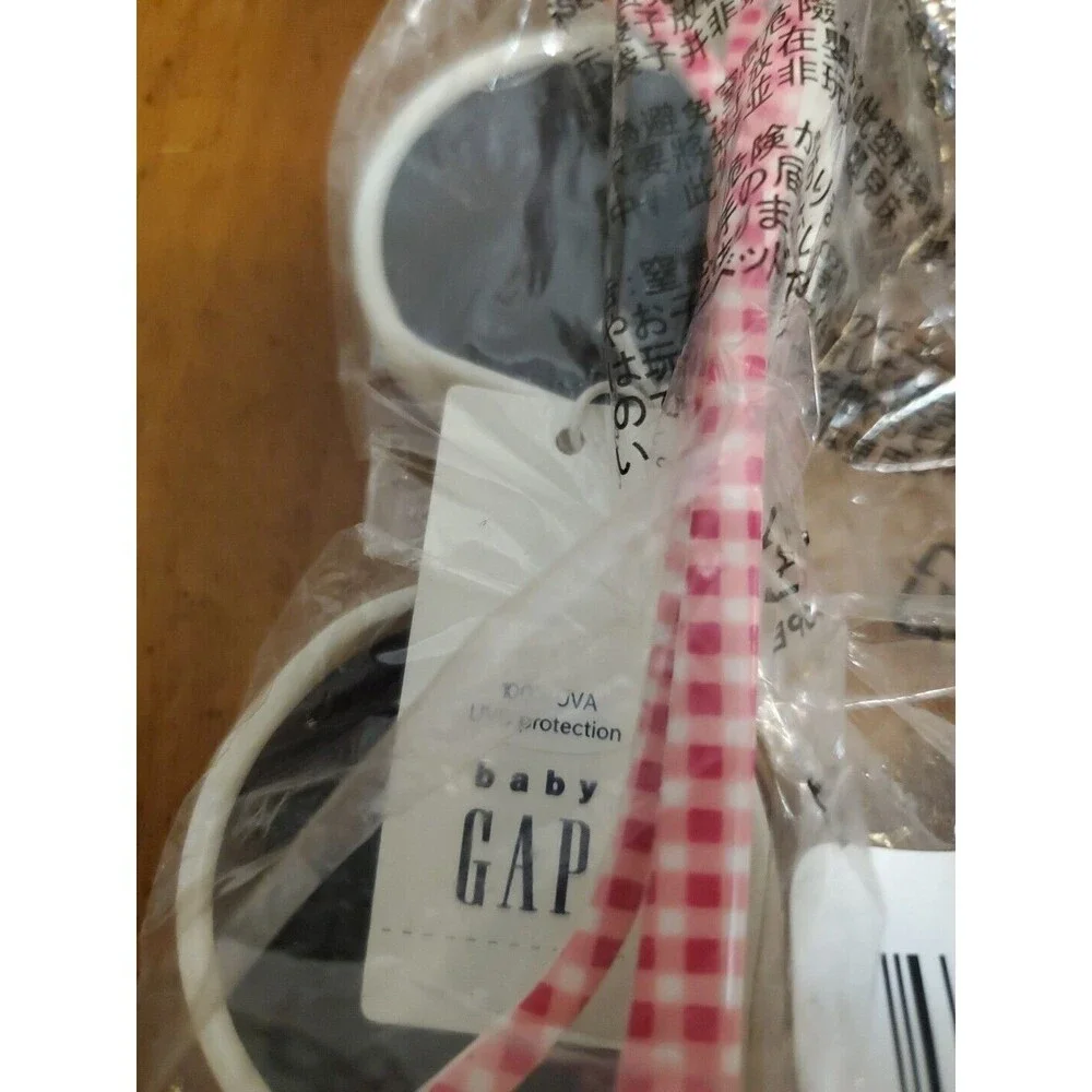 BabyGap Kids Pink Gingham Sunglasses Baby Toddler NEW